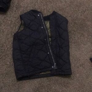 Black Quilted Vest